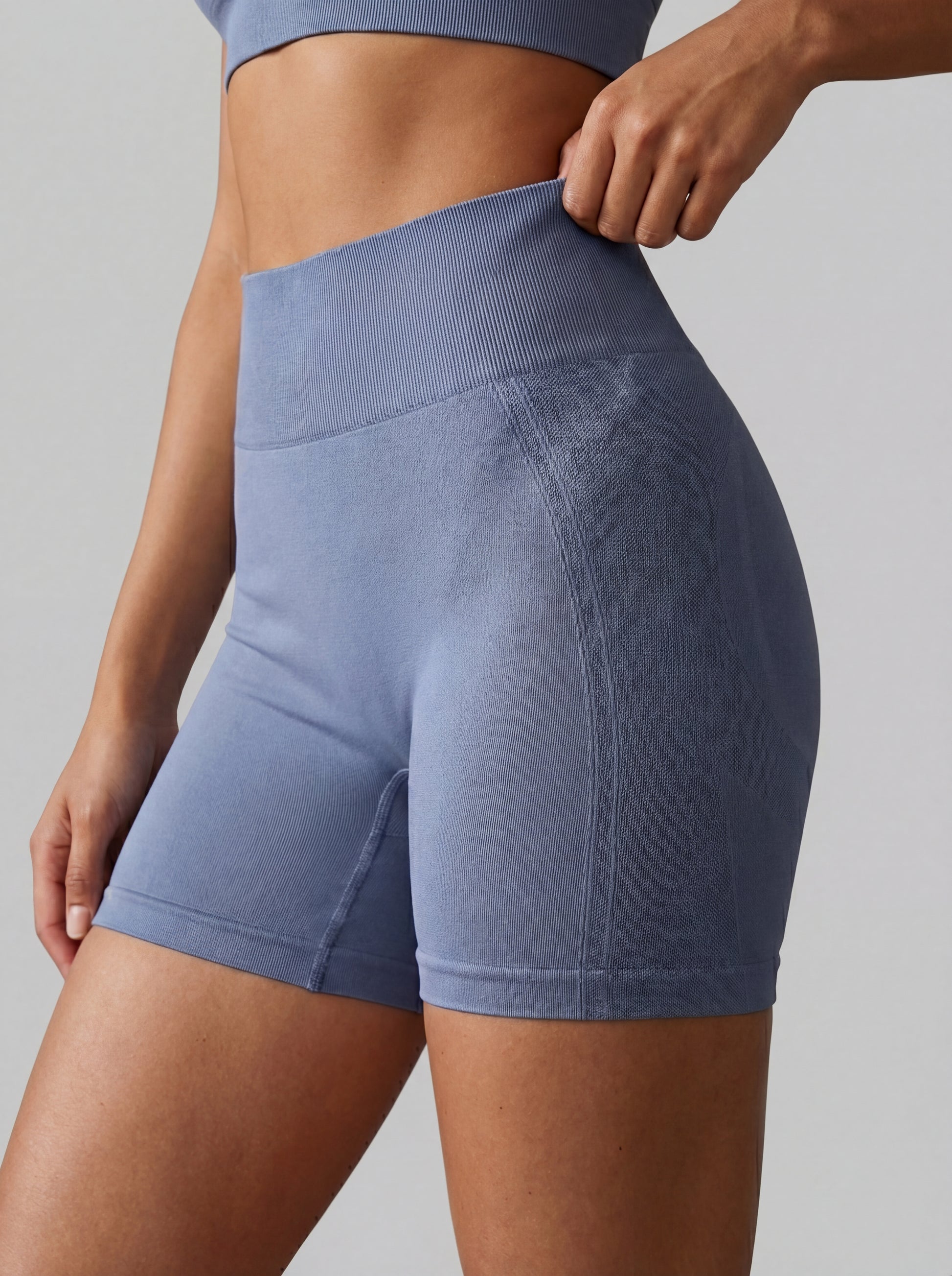 YAA Silhouette Short - Stone Blue