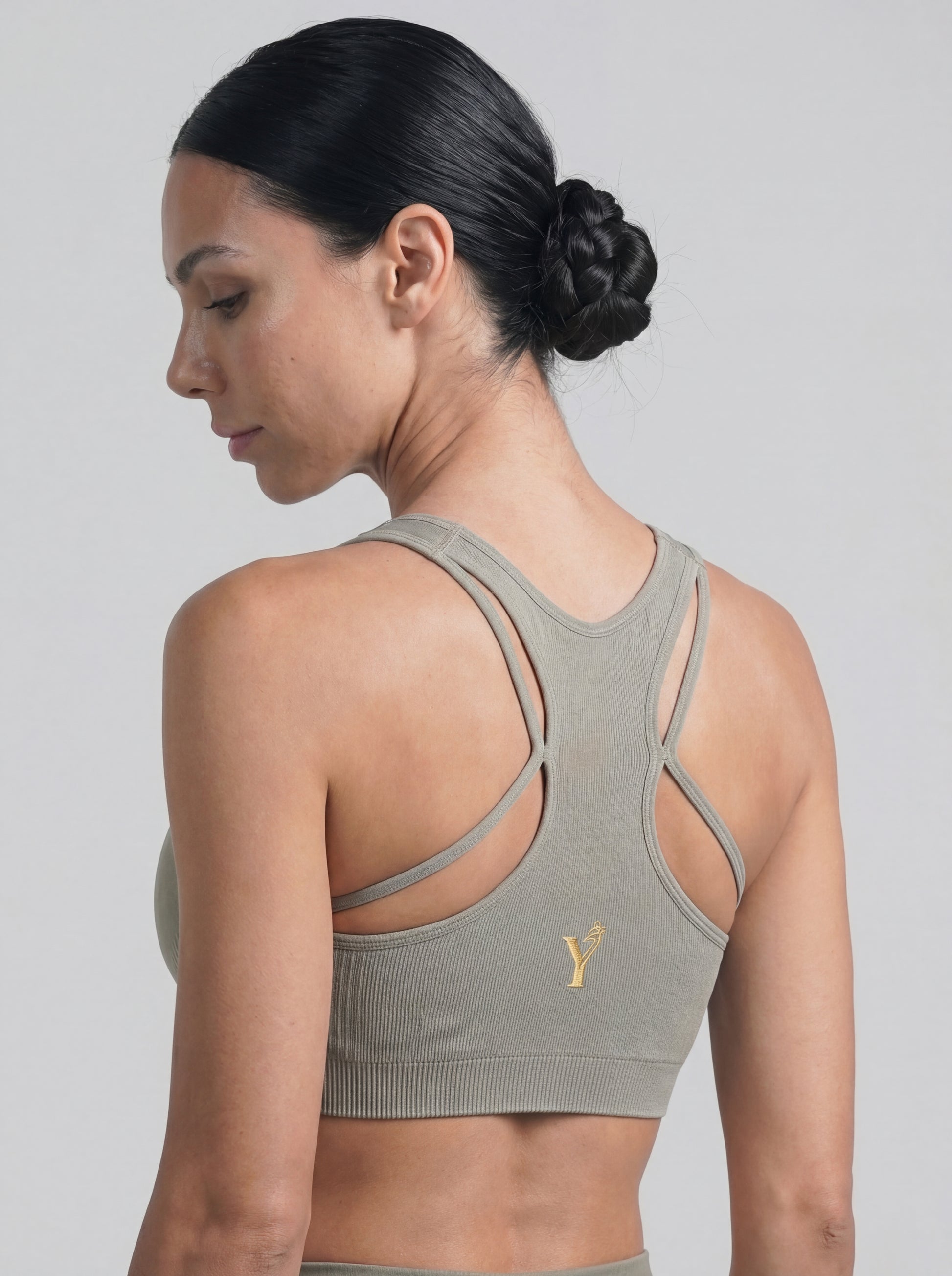 YAA Aura Bra - Sandstone Grey