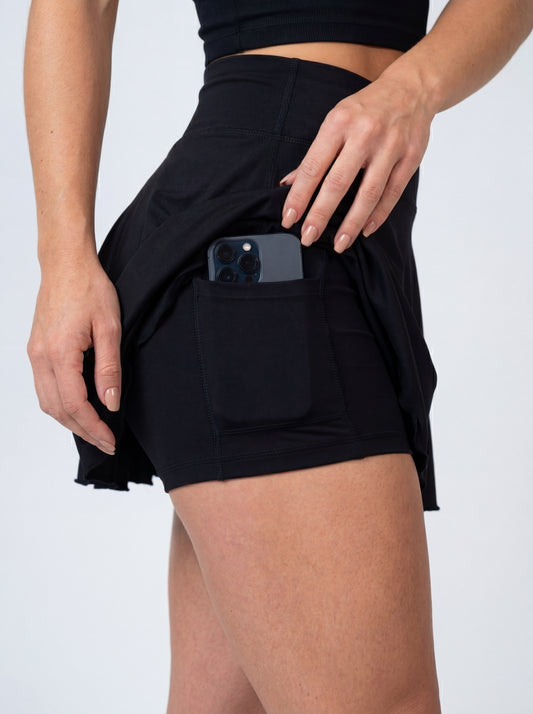 YAA Silhouette Skirt - Black